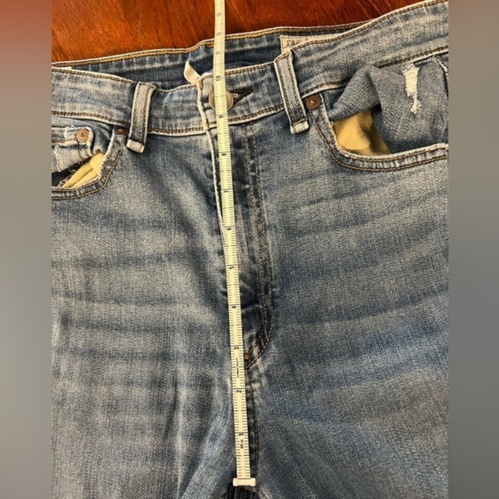 Rag & Bone 28 High Rise Skinny Ankle West Marin Classic Blue Denim Jeans - Picture 8 of 14